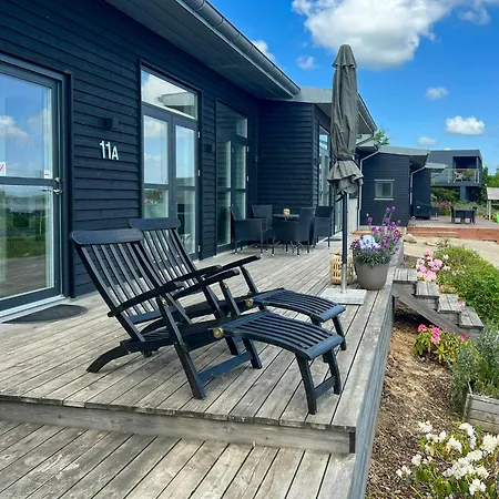 Sea View From Modern House In Gronninghoved Sjolund